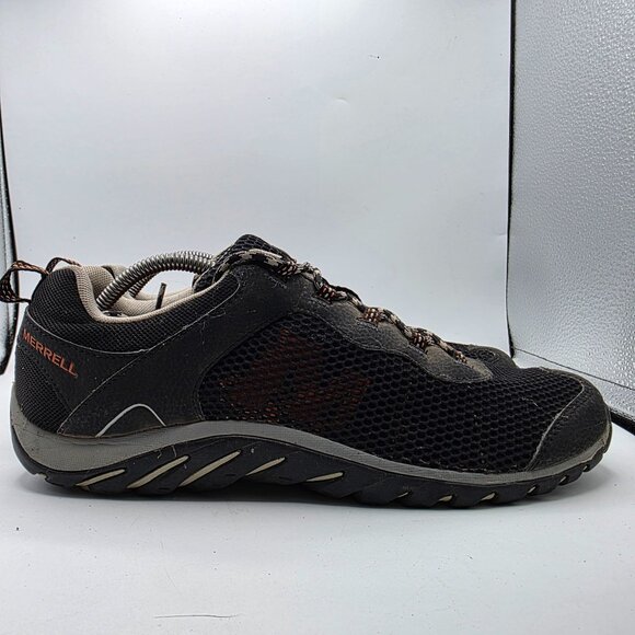 Merrell Riverbed Mens 12 Black Gray Hiking Shoes Lightweight Breathable Camping - Picture 12 of 13